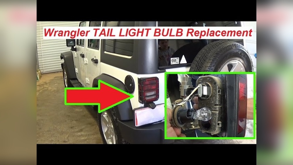 how to replace jeep wrangler tail light bulb