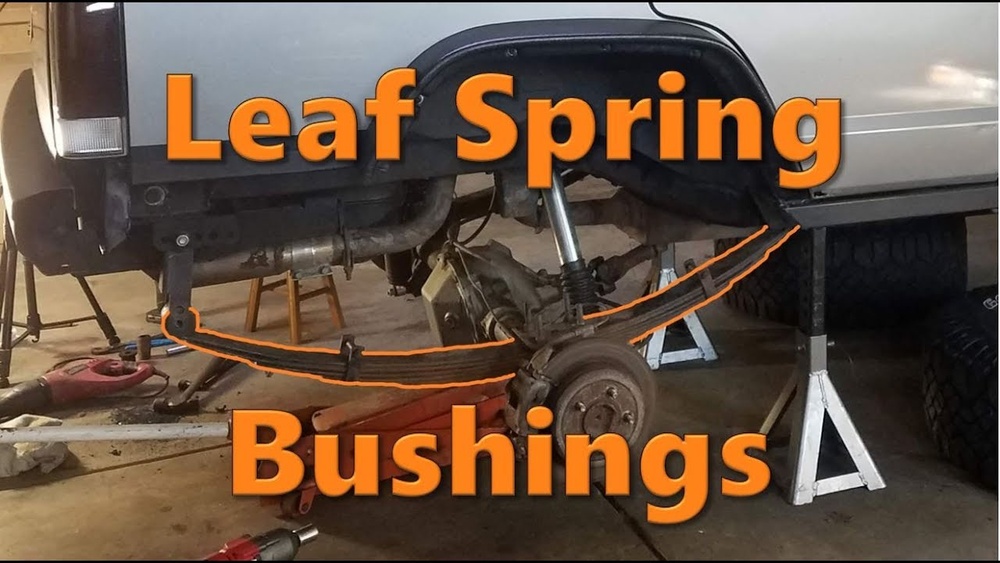 how to replace leaf spring bushings