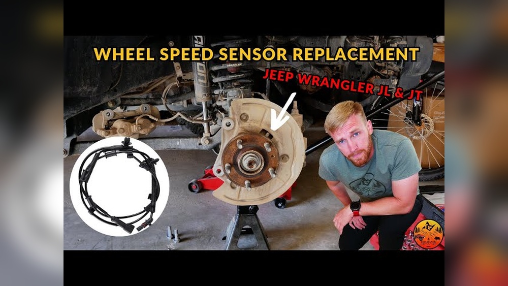 how to replace wheel speed sensor jeep wrangler