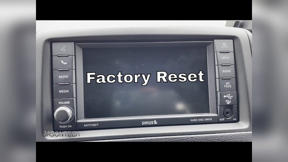 how to reset 2012 jeep grand cherokee radio
