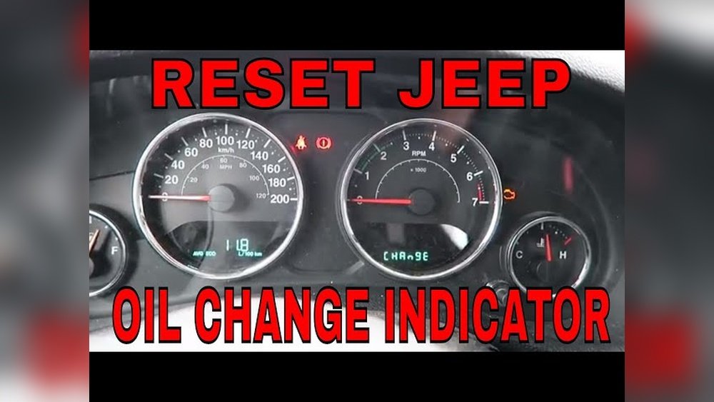 how to reset 2017 jeep wrangler oil light