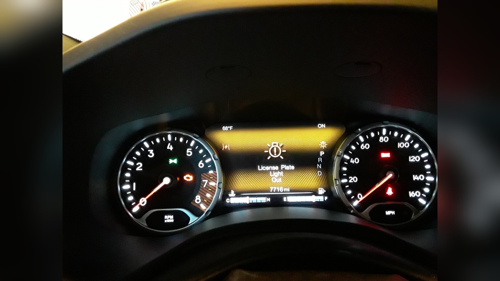 how to reset license plate light jeep renegade