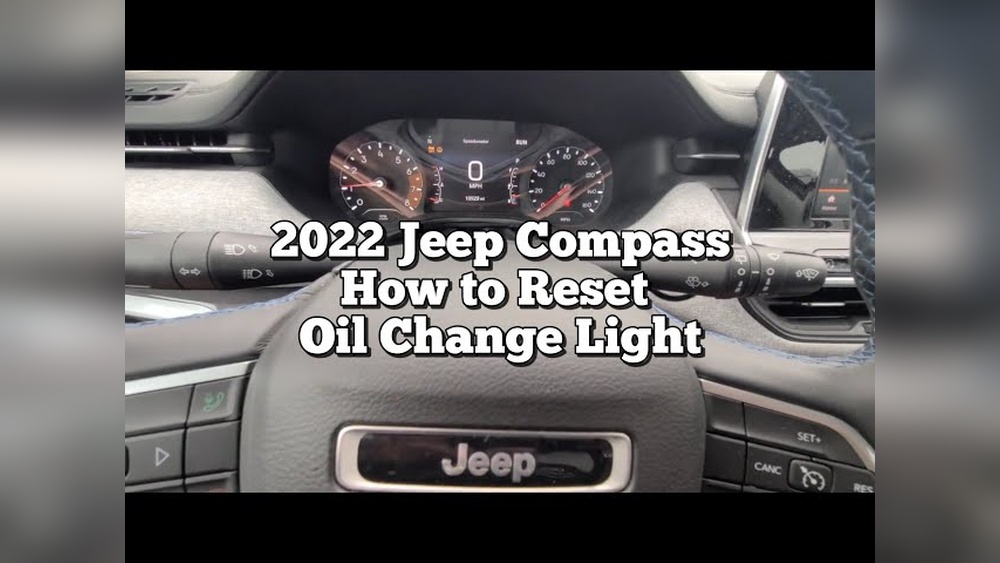 how to reset oil change light jeep compass