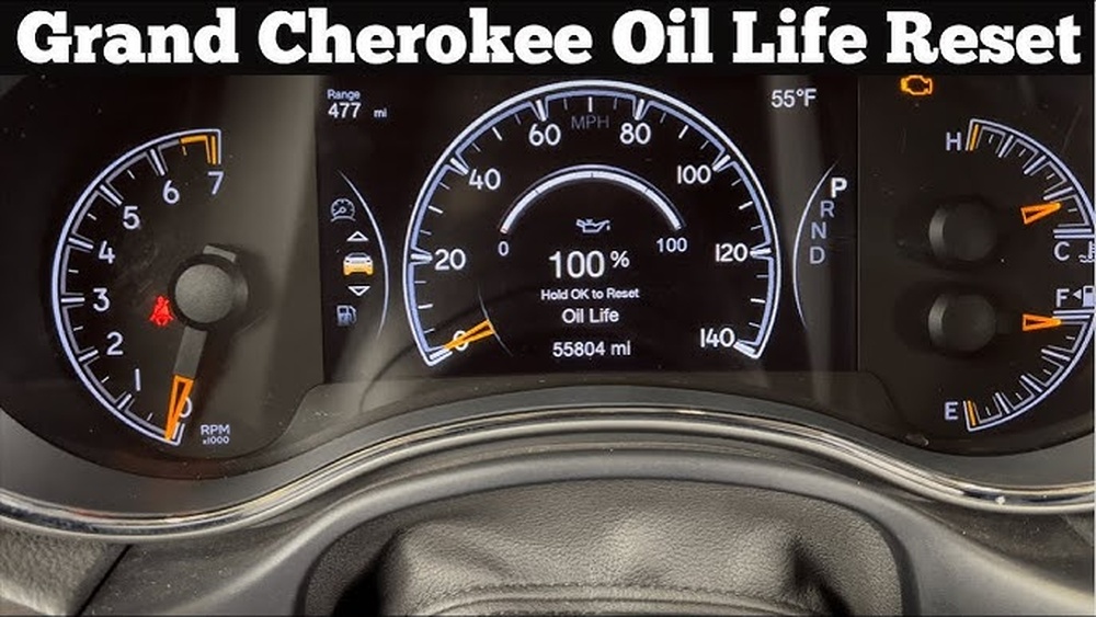 how to reset oil life jeep grand cherokee