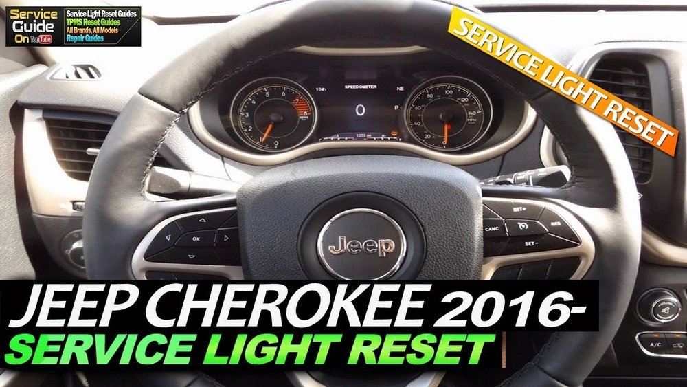 how to reset oil light 2016 jeep cherokee