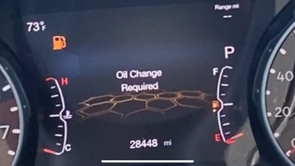 how to reset oil light on 2020 jeep compass