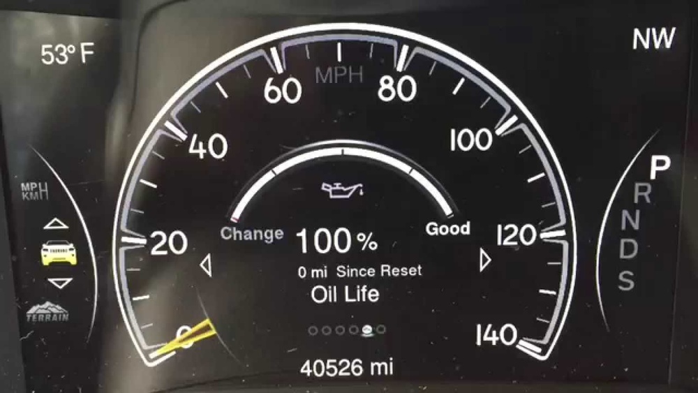 how to reset oil light on jeep grand cherokee