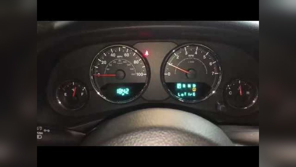 how to reset tire pressure jeep wrangler
