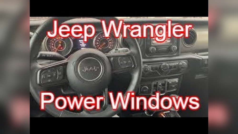 how to roll jeep windows down