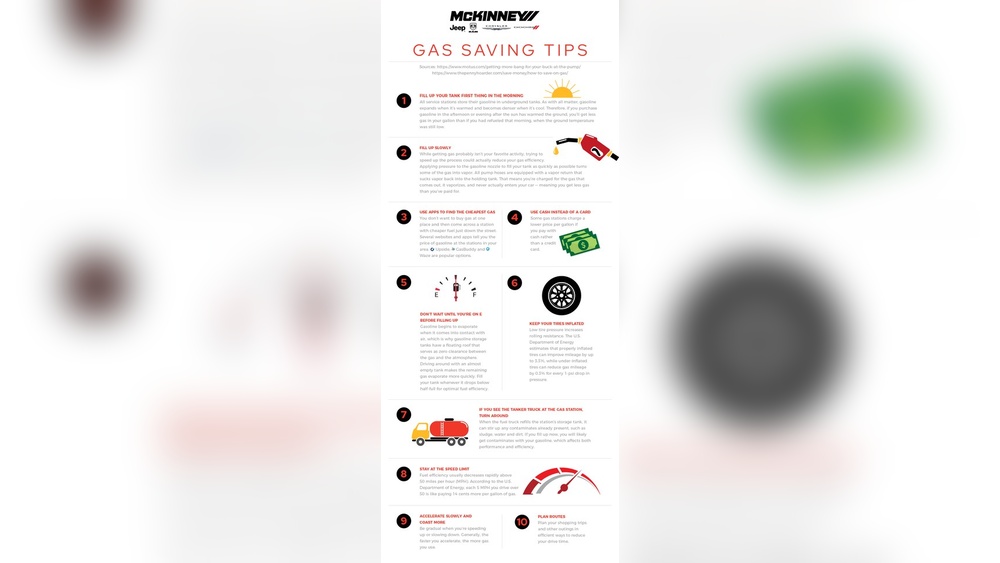 how to save gas in a jeep