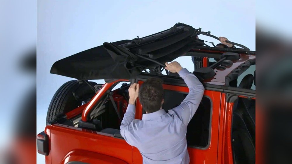 how to secure jeep wrangler soft top