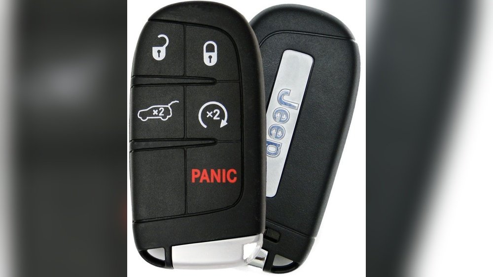 how to start jeep compass with key fob