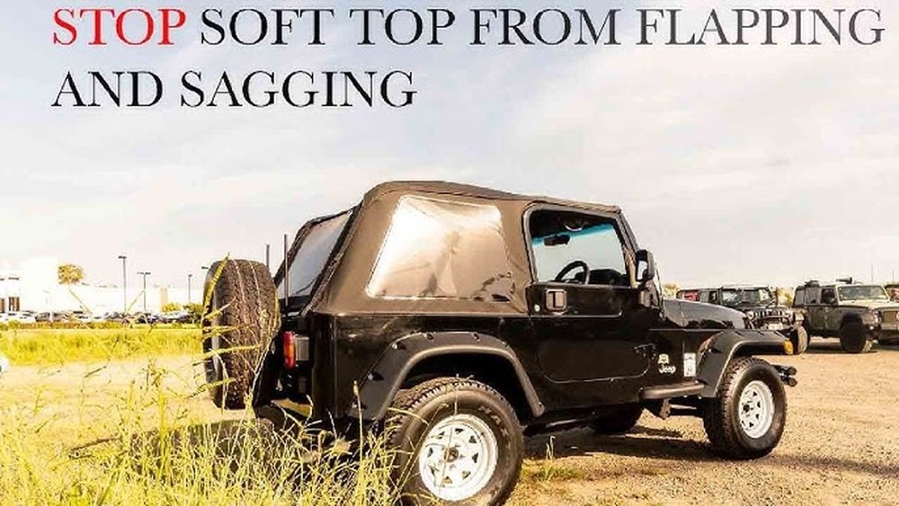 how to stop jeep soft top from flapping