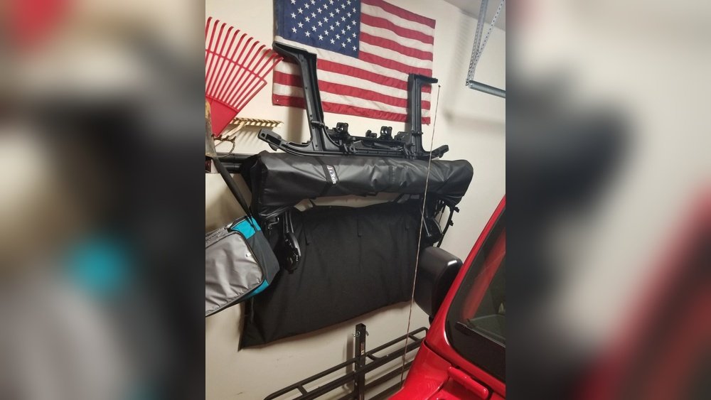 how to store jeep soft top for winter