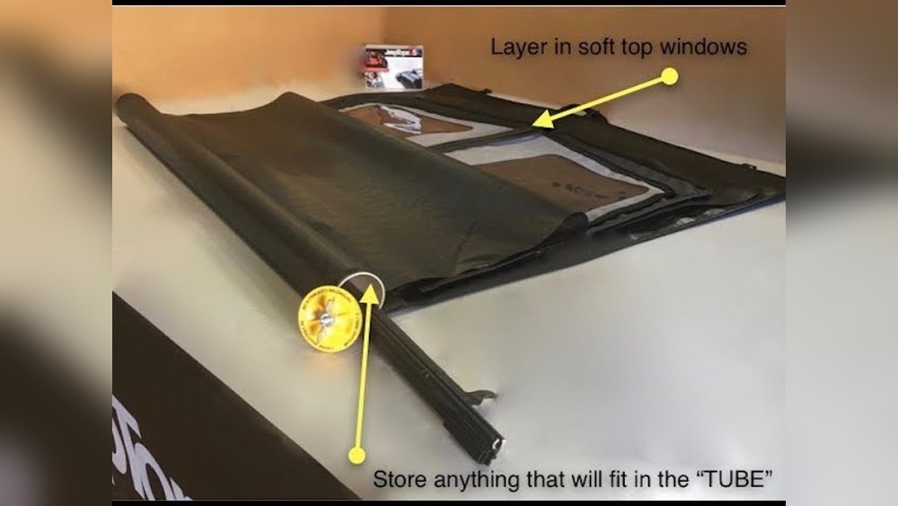 how to store jeep windows