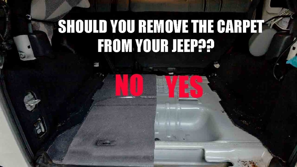 how to take carpet out of jeep wrangler