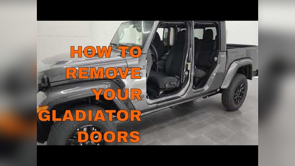 how to take doors off jeep gladiator