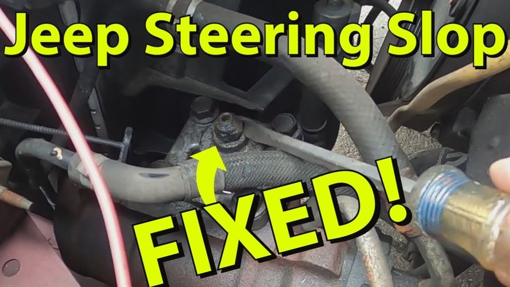 how to tighten up jeep wrangler steering