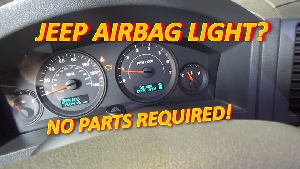 how to turn off airbag light jeep wrangler