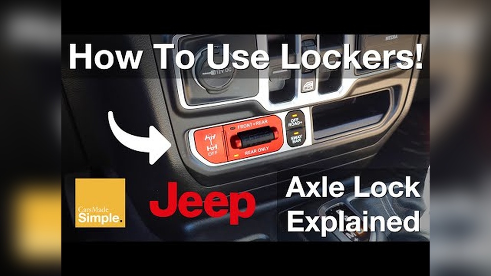 how to turn off axle lock on jeep