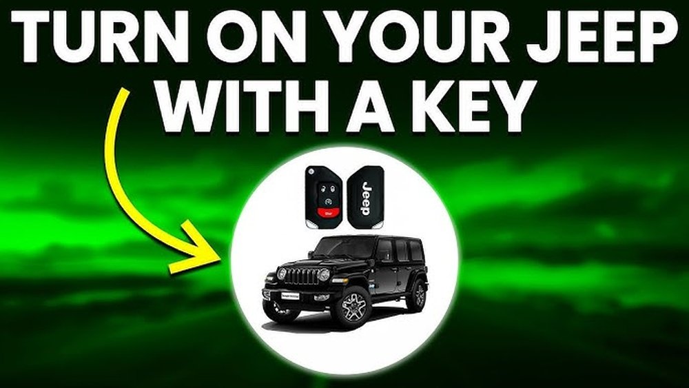 how to turn on jeep with key
