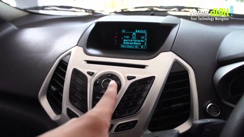 how to unmute audio in ford ecosport