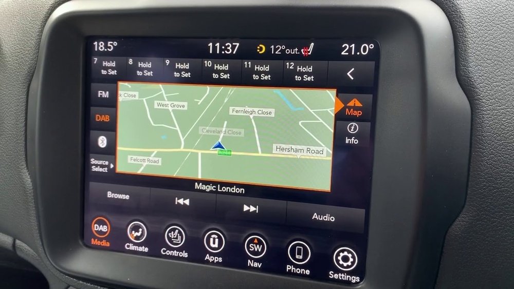 how to update jeep renegade navigation