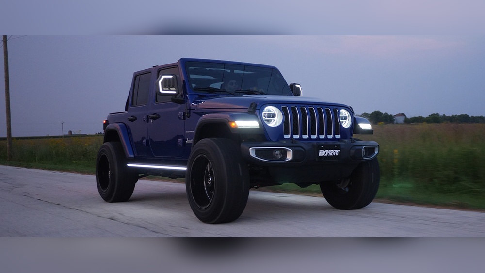 how to upgrade your jeep wrangler mirror lights to led