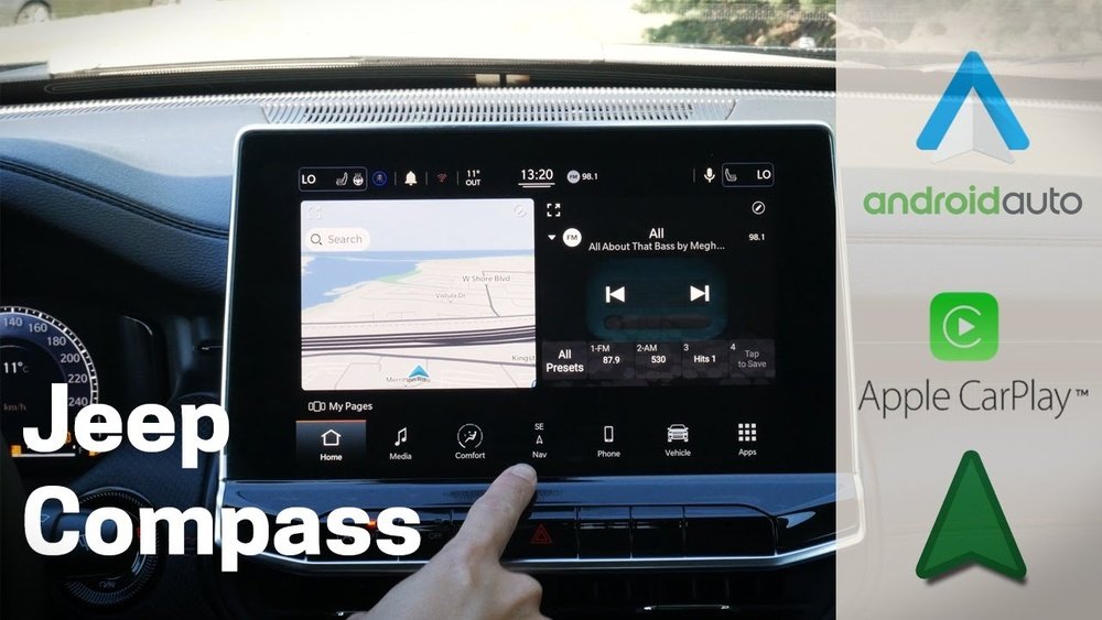 how to use navigation in jeep compass