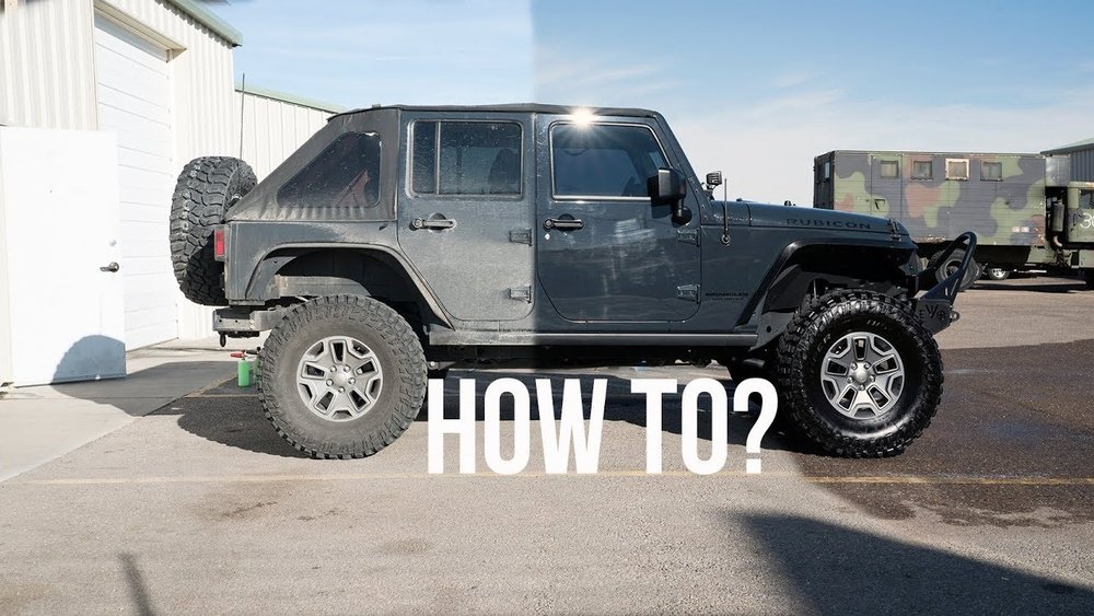 how to wash a jeep wrangler