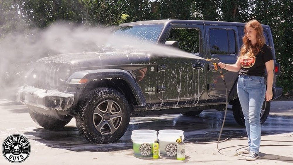 how to wash a jeep