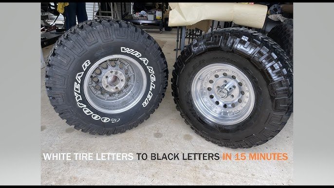 How To Black Out White Letters On Tires: Easy DIY Guide