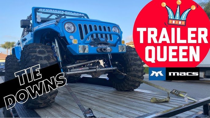 How To Tie Down Jeep On Trailer: Secure Your Ride Safely