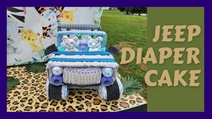 How To Make A Safari Jeep Diaper Cake: Step-by-Step Guide