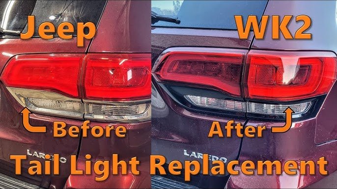 How To Remove Jeep Cherokee Latitude Tail Light On Liftgate Easily