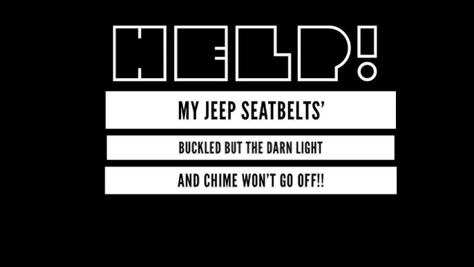 How To Shut Off Seatbelt Light In A Jeep JK: Easy Fixes How To Shut Off Seatbelt Light In A Jeep JK: Easy Fixes