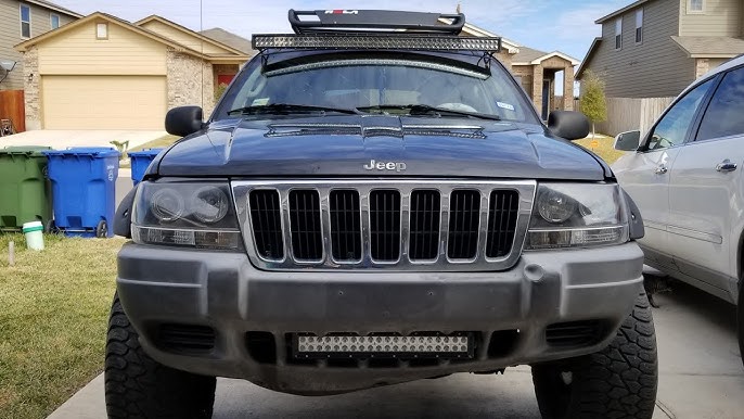 How To Installing Light Bar On Jeep Grand Cherokee Bumper Easily