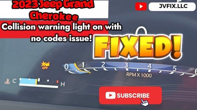 2021 Jeep Grand Cherokee L Forward Collision Warning Light: What It Means