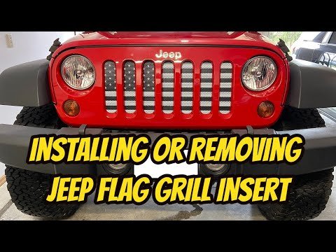 How To Remove Grill Inserts On Jeep Wrangler: Step-by-Step Guide