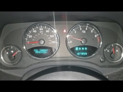 How To Reset Oil Change Light On 2011 Jeep Compass Fast