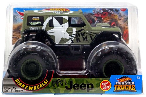 Hot Wheels Monster Truck Army Jeep: Conquer Any Terrain! Hot Wheels Monster Truck Army Jeep: Conquer Any Terrain!