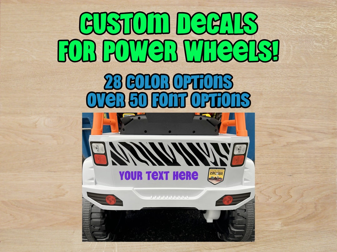 How To Make Jeep Power Wheels Stickers: Easy DIY Guide