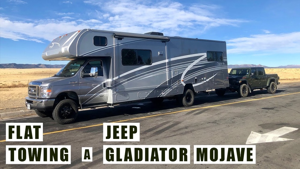 is the jeep gladiator flat towable