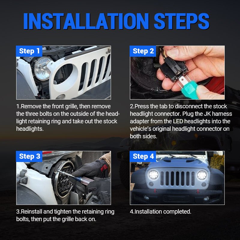 How To Replace A Headlight On A Jeep Wrangler: Easy DIY Guide