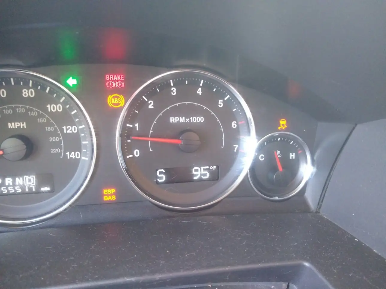 Jeep Brake System Warning Light