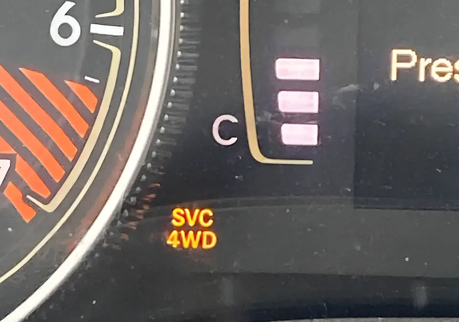 Jeep Cherokee 4 Wheel Drive Service Light