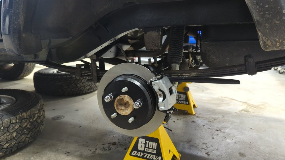 jeep cherokee xj rear disc brake conversion