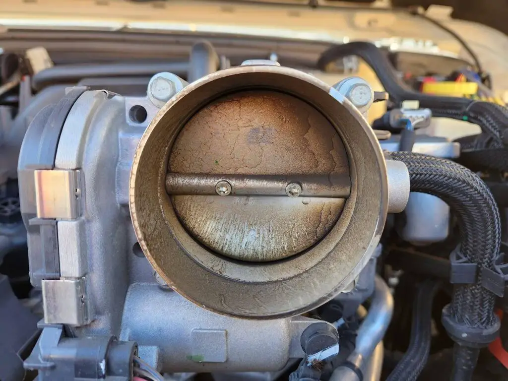 Jeep Dirty Throttle Plate