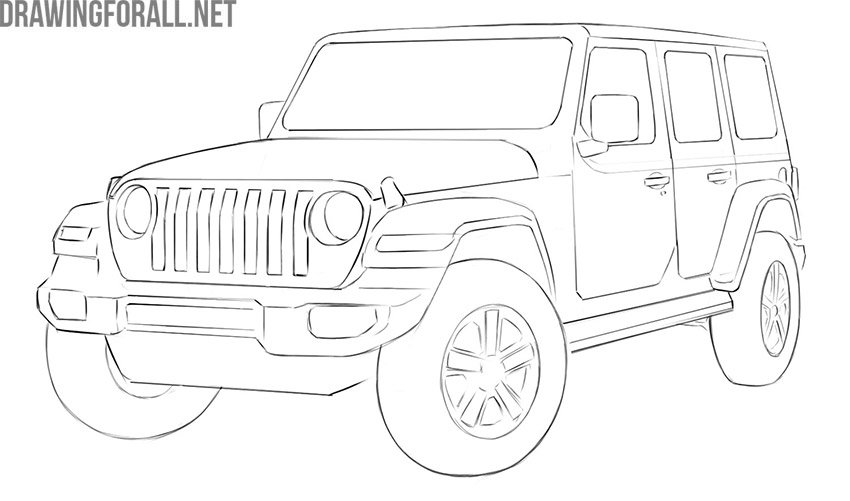 How To Draw Jeep: Step-by-Step Guide for Beginners