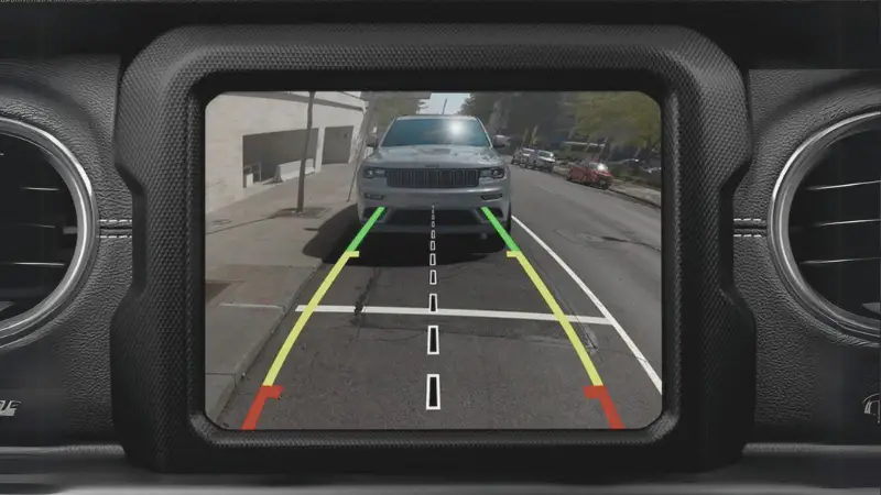 Jeep Guidelines Rear Camera View